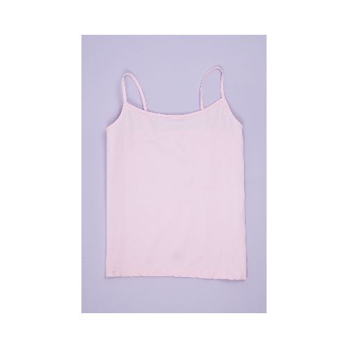 Camiseta bretel fino teens - Rosado