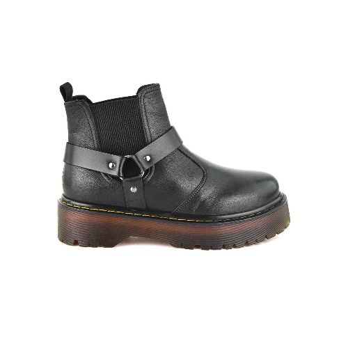 BOTA CASUAL TACO BAJO DE CUERO MARCO DONATTI REGINA