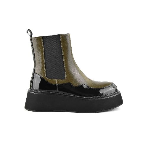 BOTA CASUAL TACO BAJO KORIUM OLIVIA