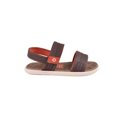 Sandalia Playera de Niños Cartago con Velcro Brown