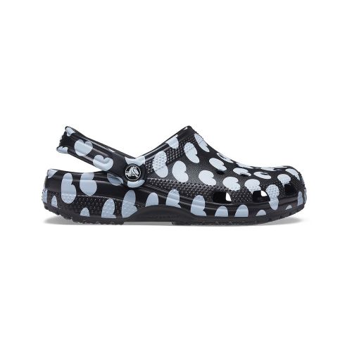 Crocs Classic Heart Print - Negro — Inbox