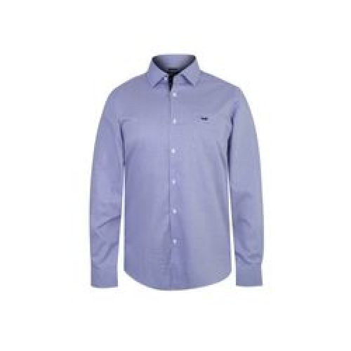 CAMISA M/L HOMBRE SHR-WOOL-FAM24 MINISQUARE BLUE L