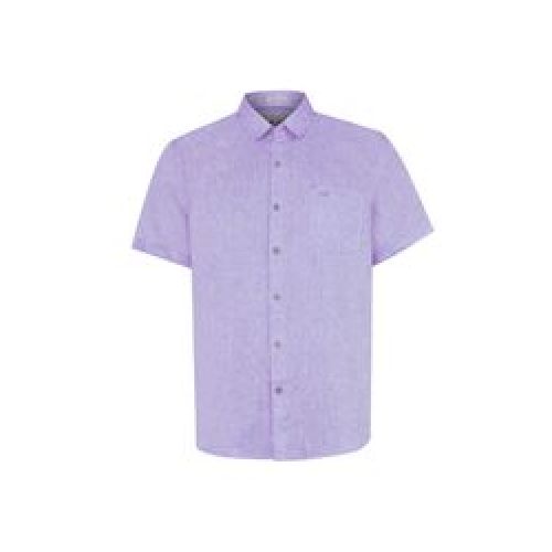 CAMISA M/C HOMBRE SHR-LINENSHOR-SUM24 VIOLET L