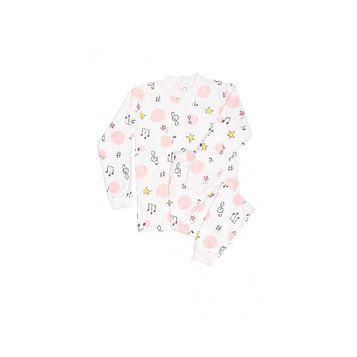 Pijama Notas Musicales - Blanco