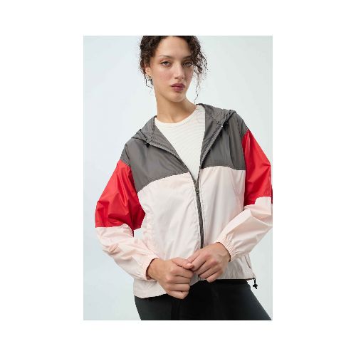 Campera Rumba - Gris Me./Rojo