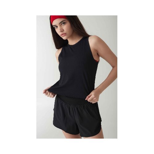 Musculosa Elle - Negro