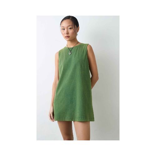 Vestido Aura - Verde Gastado