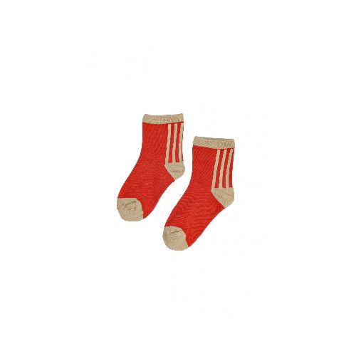 Medias Kids Bloque Color - Rojo