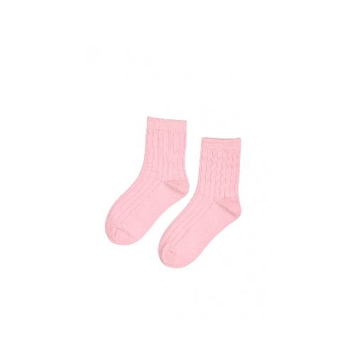 Medias Kids Rib Lisas - Rosa Blush