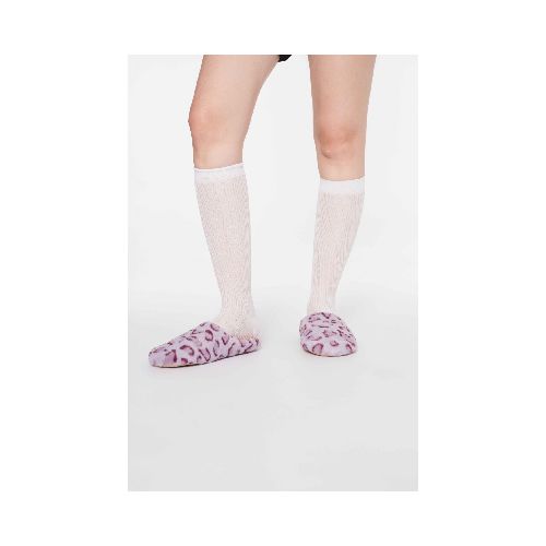 Pantuflas Leopardo - Lila