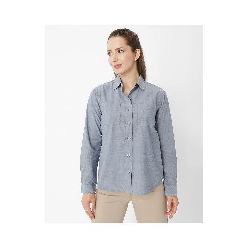 CAMISA M/L MUJER CHAMBRAY RELAXED L/S