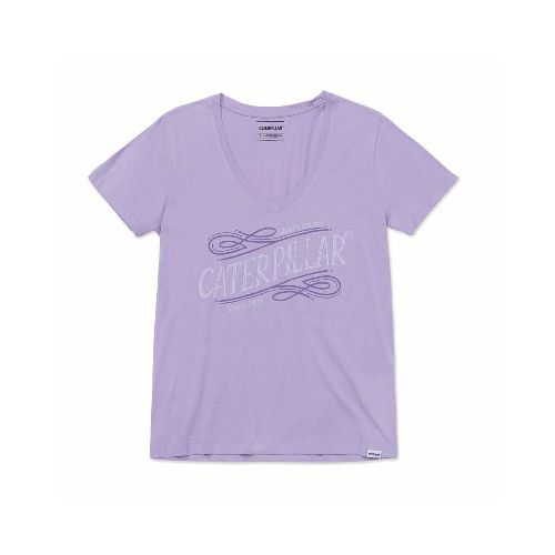 REMERA MUJER CATERPILLAR SCRIPT G