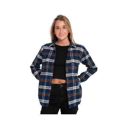 CAMISA M/L MUJER FLANNEL L/S SHIRT