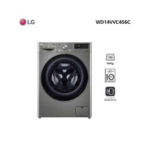 LAVASECARROPAS LG - 14-KG GRIS WD14VVC4S6C 272314