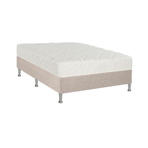 SOMMIER - 2 PLAZAS ESPUMA ALTA DENSIDAD IVORY 20CM ALTURA 244590044-230877048