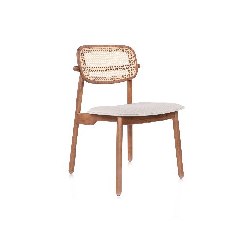 SILLA DE COMEDOR - RATTAN-Y-MADERA NATURAL-BEIGE DANIELLE 272553001