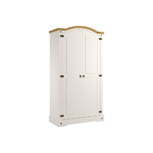 PLACARD ROPERO - 2 PUERTAS MDF-Y-MADERA NATURAL-BEIGE SMILE 238713001