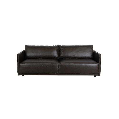 SILLÓN - 3 CUERPOS CUERO-100-NATURAL NEGRO ROMEO 248721002