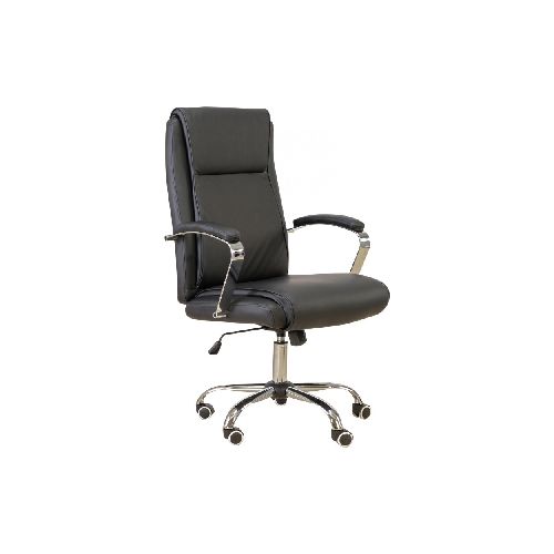 SILLA DE ESCRITORIO - PU-Y-ACERO NEGRO D-422 246034001