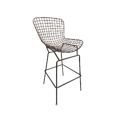 BUTACA TABURETE BAR - METAL NEGRO BERTOIA 251430001