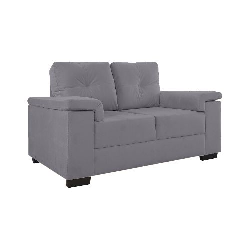 SILLÓN - 2 CUERPOS TELA GRIS LUARES 239467001