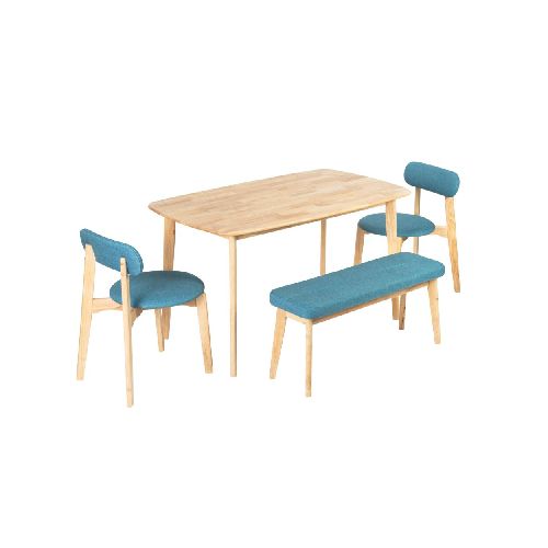 JUEGO DE COMEDOR - MADERA NATURAL-BEIGE SKY 274452001