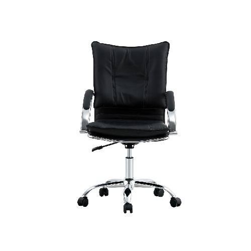 SILLA DE ESCRITORIO - SIMIL-CUERO NEGRO 6226 234512003