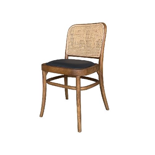 SILLA DE COMEDOR - RATTAN-Y-MADERA MARRON TAMARA 277517001