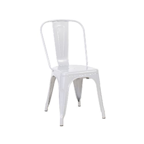 SILLA DE COMEDOR CY-20002 - METAL BLANCO ESTILO TOLIX 251146005