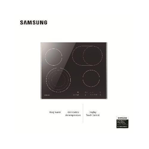 ANAFE ELÉCTRICO SAMSUNG - CERAMICA NEGRO CTR264KC01 252119