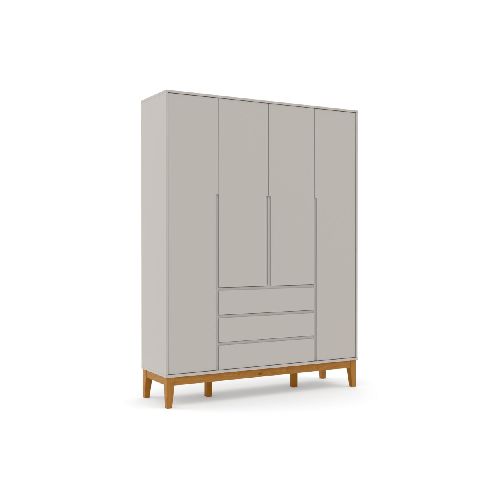 PLACARD - 4 PUERTAS MDF GRIS NEW FELICITAS KIDS 277284002