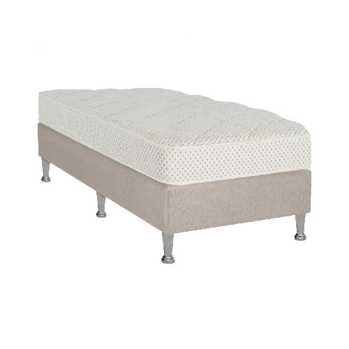 SOMMIER - 1 PLAZA ESPUMA ALTA DENSIDAD IVORY 20CM ALTURA 244590042-230877046