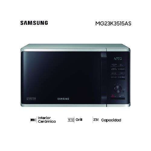 MICROONDAS SAMSUNG - 23-LITROS NEGRO MG23K3515AS 272560