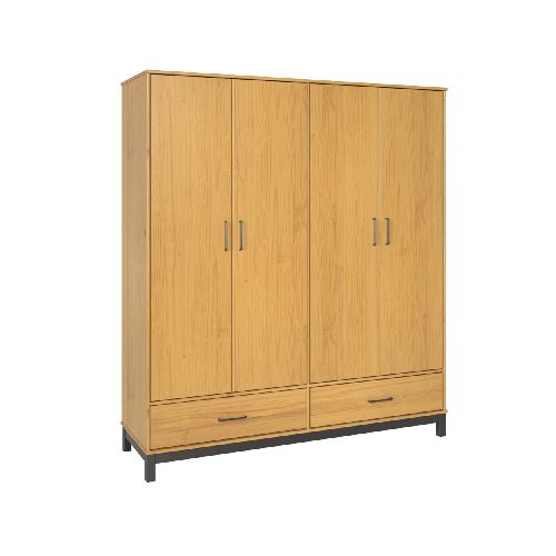 PLACARD - 4 PUERTAS MADERA NATURAL-BEIGE CAPRI 278302001