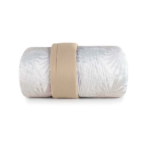 ACOLCHADO - 2 PLAZAS POLIESTER NATURAL-BEIGE TOQUE FORET BEIGE/GRIS 274049002