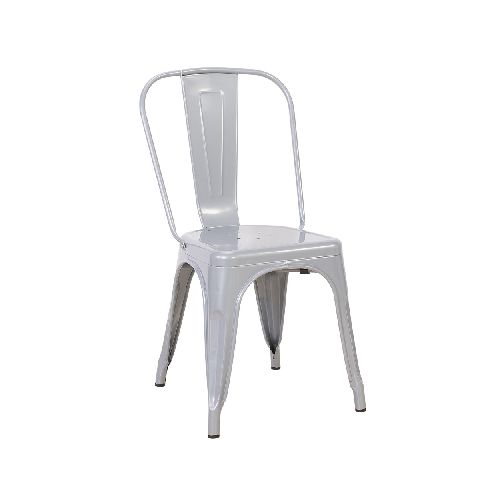 SILLA DE COMEDOR CY-20002 - METAL GRIS ESTILO TOLIX 251146001