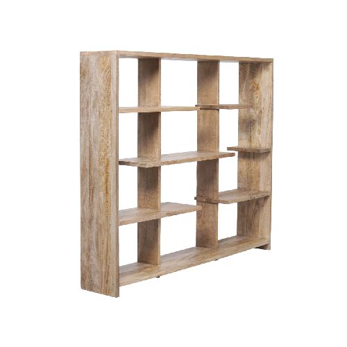 BIBLIOTECA - MADERA-DE-MANGO NATURAL-BEIGE JUNO 259721001