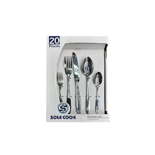 SET DE CUBIERTOS 20 PIEZAS - ACERO-INOXIDABLE GRIS NIMES 274349001