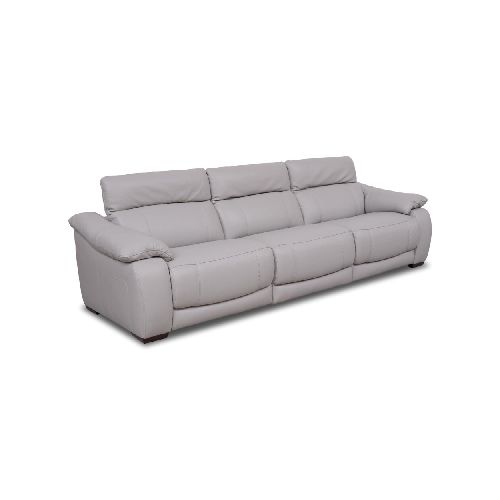 SILLÓN - 3 CUERPOS CUERO-100-NATURAL GRIS U076 GRIS CLA 260078004