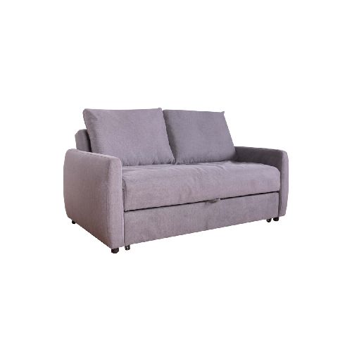 SOFÁ CAMA - 2 CUERPOS TELA GRIS ZAID 273435001