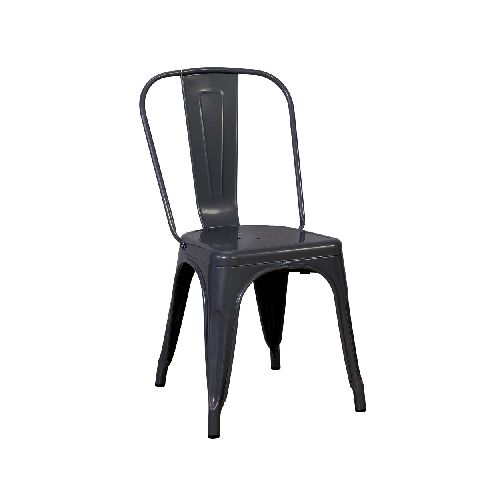 SILLA DE COMEDOR CY-20002 - METAL NEGRO ESTILO TOLIX 251146002