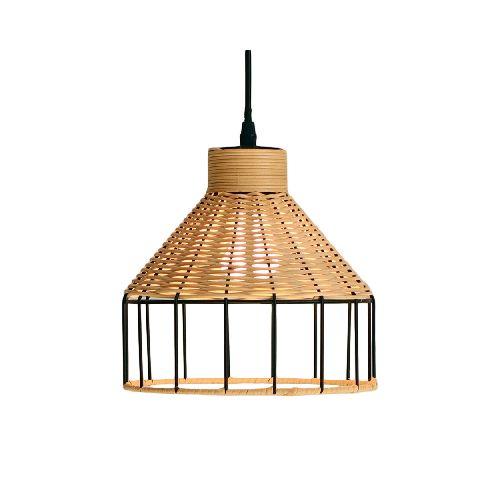 LÁMPARA - RATTAN-Y-METAL NATURAL-BEIGE DE TECHO 270299