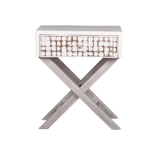 MESA DE LUZ - MADERA BLANCO ALBA 276598001