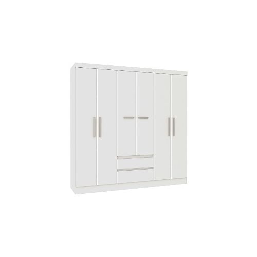 PLACARD ROPERO - 6 PUERTAS MDP BLANCO 0600R VIENA 238519001