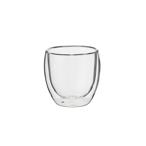 VASO DOBLE PARED - VIDRIO TRANSPARENTE 250ML 254813