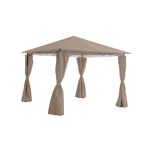 GAZEBO - ACERO-Y-POLIESTER MARRON INDICO 276682001