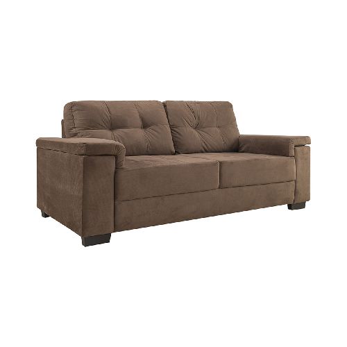 SILLÓN - 3 CUERPOS TELA MARRON LUARES CHOC. 239467006