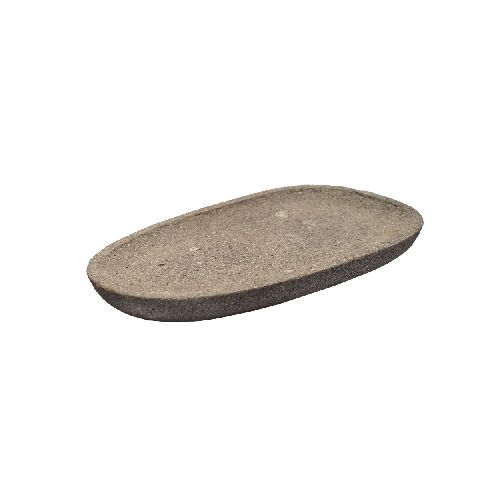 PLATO - PIEDRA GOTA 20CM GRIS PIEDRA 1 273365