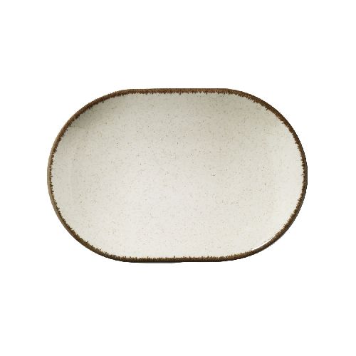 FUENTE OVAL 24CM - PORCELANA NATURAL-BEIGE KAY 259835