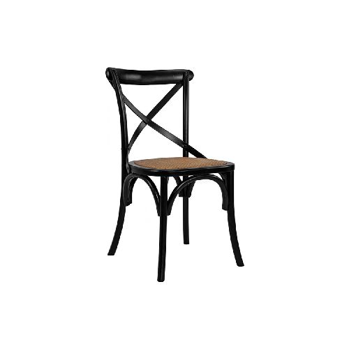 SILLA DE COMEDOR - MADERA NEGRO CRUCETA 233452002